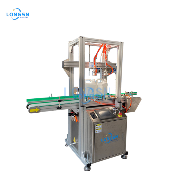 Máquina automática de prueba de fugas de barril de tambor de botella de 5L 10L 20L 25L 30L de plástico químico