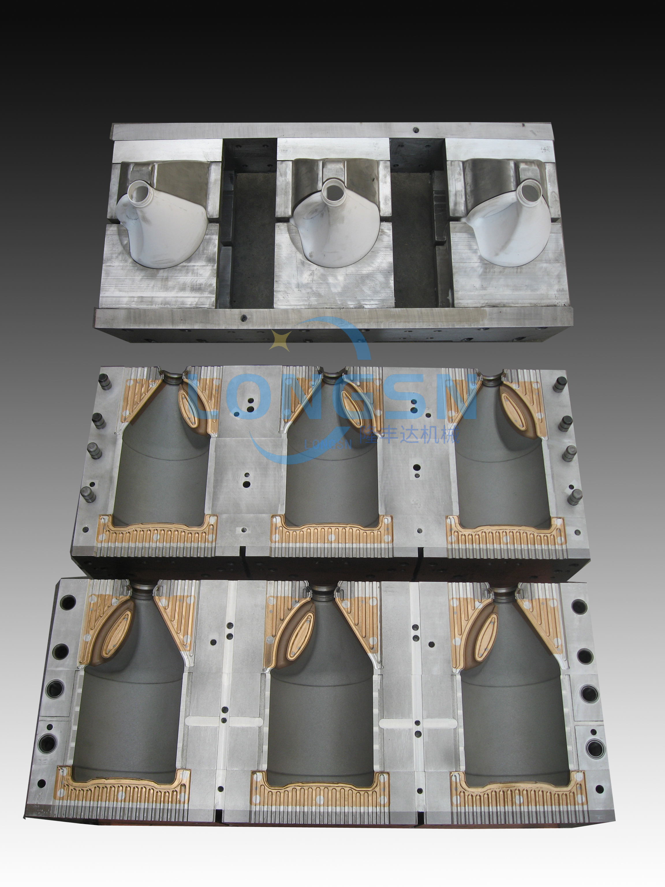Máquina de fabricación de bidones de plástico de 1 l, 2 l, 3 l, 5 l, 10 l de una sola estación doble, máquinas de moldeo por soplado y extrusión de botellas de PP PE